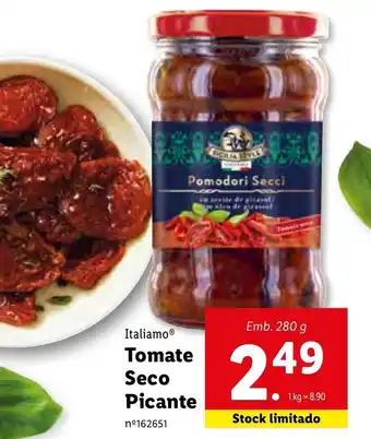 Lidl Italiamo Tomate Seco Picante 280g promoção