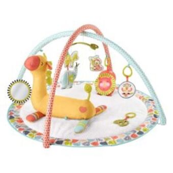 Ginásio de atividades da girafa e amiguinhos da selva fisher-price