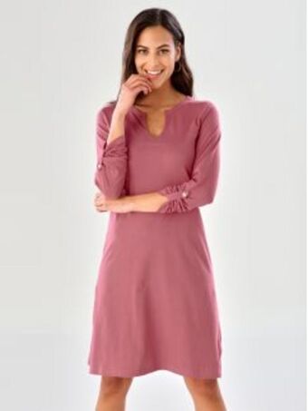 Venca Vestido de malha manga comprida regulável promoção