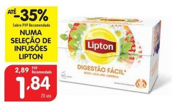 Minipreço Infusão lipton promoção