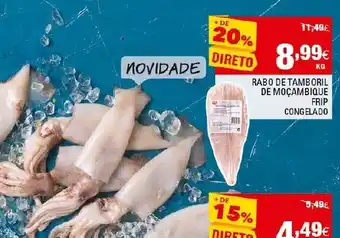 Continente Rabo de Tamboril de Moçabique Frip Congelado promoção