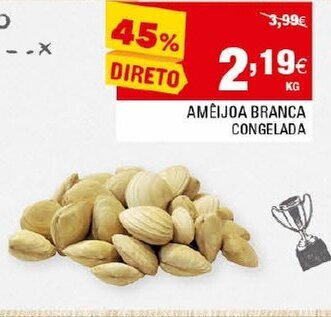 Continente Amêijoa Branca Congelada promoção