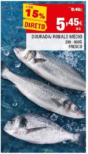 Continente Dourada/ Robalo Médio 200-600g promoção