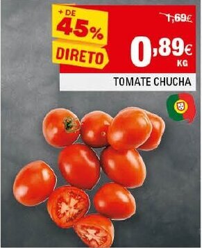 Continente Tomate Chucha promoção