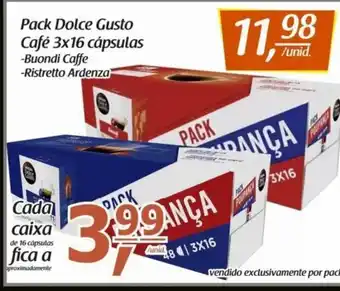 Pack Dolce Gusto Cafe 3x16 Capsulas