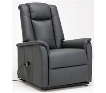 Conforama Poltrona relax elétrica pele sintética max promoção
