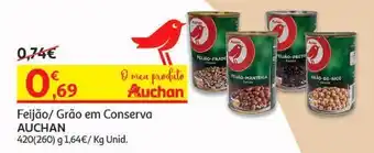 Auchan Grão de bico auchan promoção