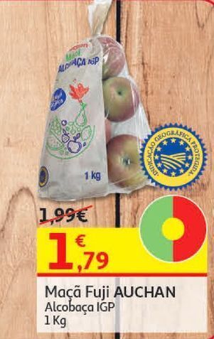 Auchan Maçã fuji auchan alcobaça igp 1 kg promoção