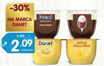 Minipreço Mousse de chocolate danette promoção