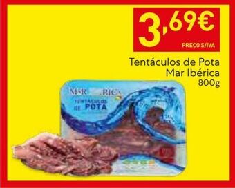 Recheio Tentáculos de lula mar ibérica promoção