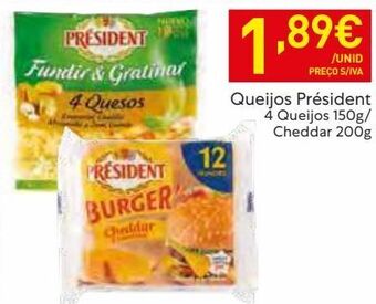 Recheio Queijos président promoção
