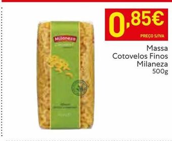 Recheio Macarrão milaneza promoção