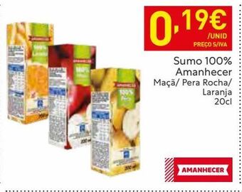Recheio Sumo amanhecer promoção