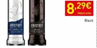 Recheio Vodka eristoff promoção