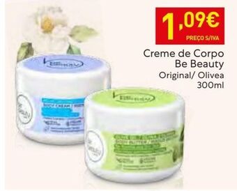 Recheio Creme hidratante be beauty promoção