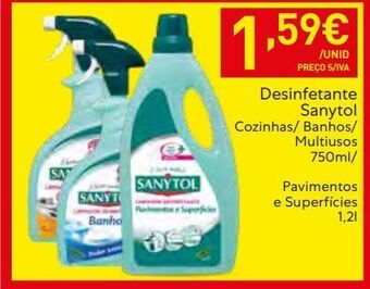 Recheio Desinfetante sanytol promoção