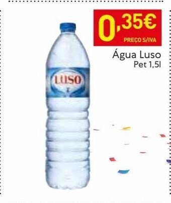 Recheio Água luso promoção