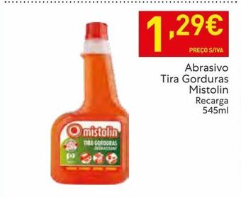 Recheio Tira manchas mistolin promoção
