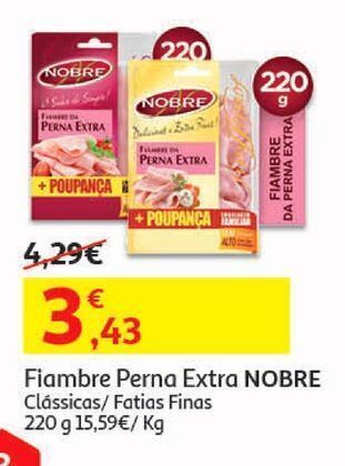 Auchan Fiambre perna extra nobre promoção