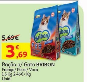 Auchan Ração gato bribon promoção