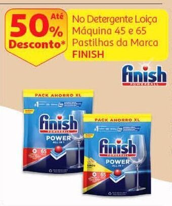 Auchan Det. loiça máquina finish promoção