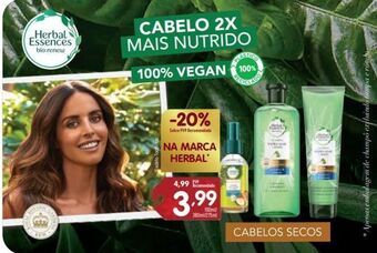 Minipreço Produtos para o cabelo herbal essences promoção