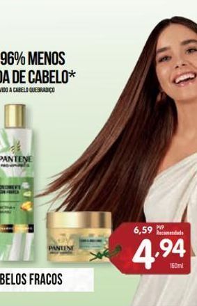 Minipreço Produtos para o cabelo pantene promoção