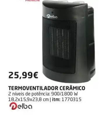 Bricomarché Termoventilador Ceramico promoção