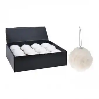 Moviflor Bola de natal com pelo 80mm promoção
