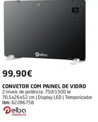 Bricomarché Convetor com Painel de Vidro promoção