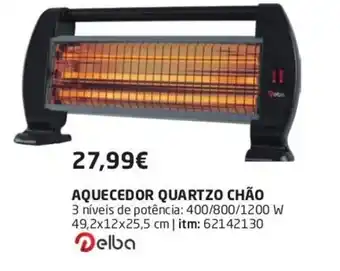 Bricomarché Aquecedor Quartzo Chao promoção