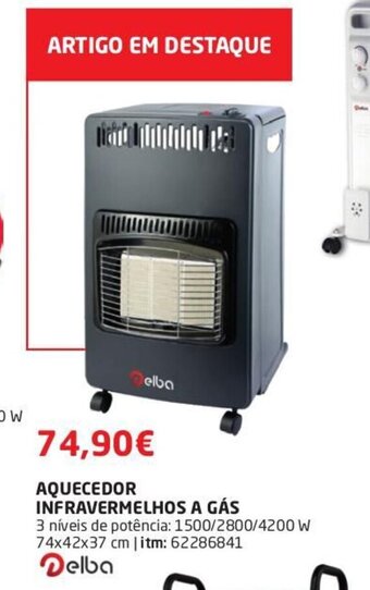 Bricomarché Aquecedor Infravermelhos a gas promoção