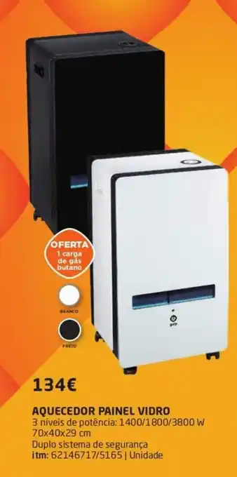 Bricomarché Aaquecedor Painel Vidro promoção
