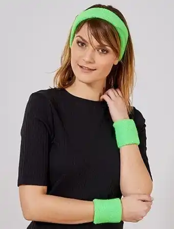 Kiabi Conjunto faixa e punhos em felpo promoção