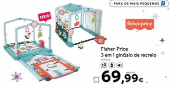 Toys R Us Fisher price - ginásio casinha 3 em 1 promoção