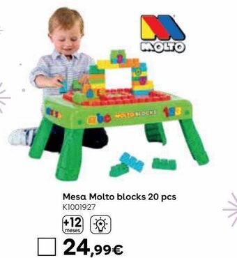 Toys R Us Molto - mesa molto blocks promoção