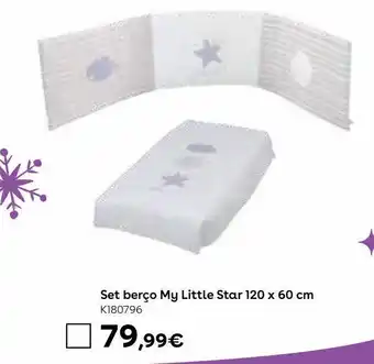 Toys R Us Micuna - set de berço my little star 120 x 60 cm promoção