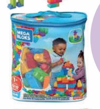 Toys R Us Mega bloks - bolsa maxi 60 peças azul promoção