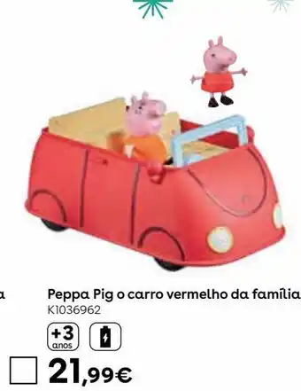 Toys R Us Porquinha peppa - o carro vermelho da família da porquinha peppa promoção