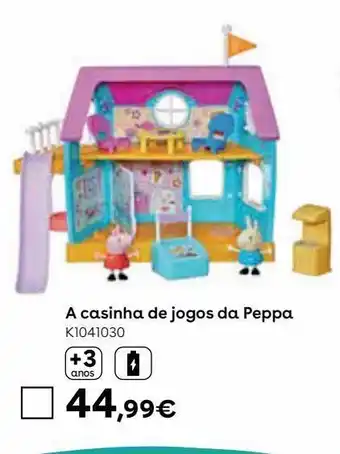 Toys R Us Porquinha peppa - a casinha de jogos da peppa promoção
