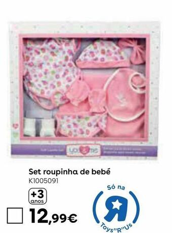Set roupinha de boneco bebé