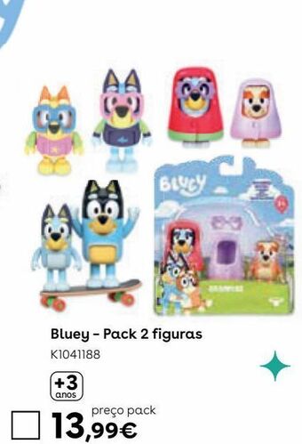 Toys R Us Bluey - pack figuras (vários modelos) promoção
