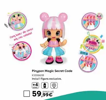 Pinypon - boneca magic secret code