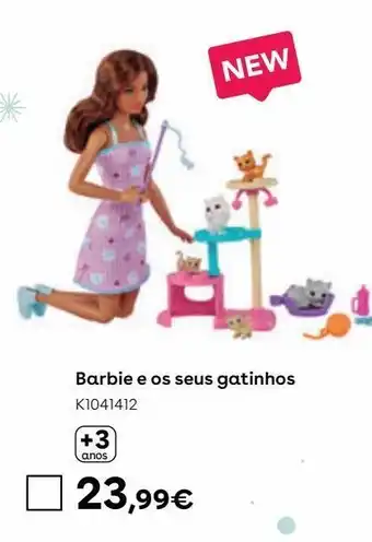 Barbie - kitty condo - boneca e gatinhos