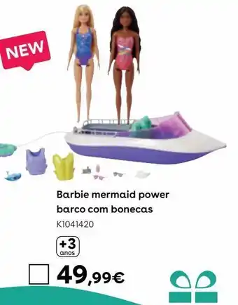 Toys R Us Barbie - mermaid power barco, bonecas e acessórios promoção