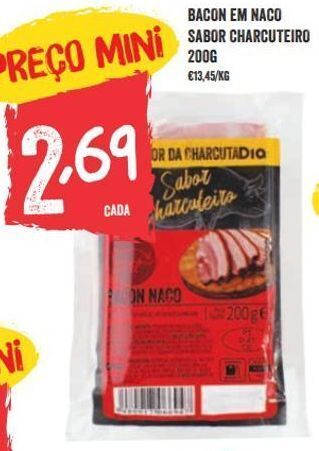 Minipreço Bacon promoção
