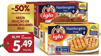 Minipreço Hambúrguer iglo promoção