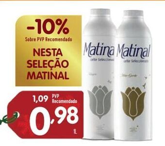 Minipreço Leite matinal promoção