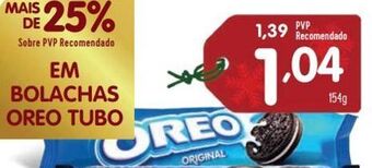 Bolacha recheada oreo