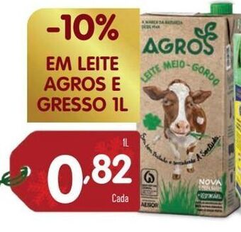 Minipreço Leite agros promoção